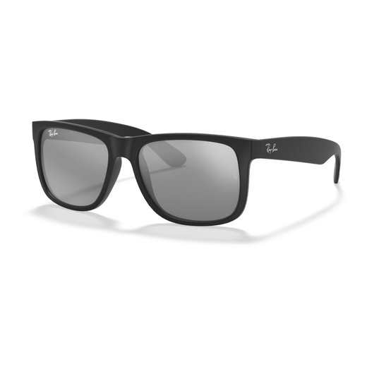 Ray-Ban Sunglasses Justin 622/6G (Lens Colour: grey mirrored silver) black - 1 pair of glasses